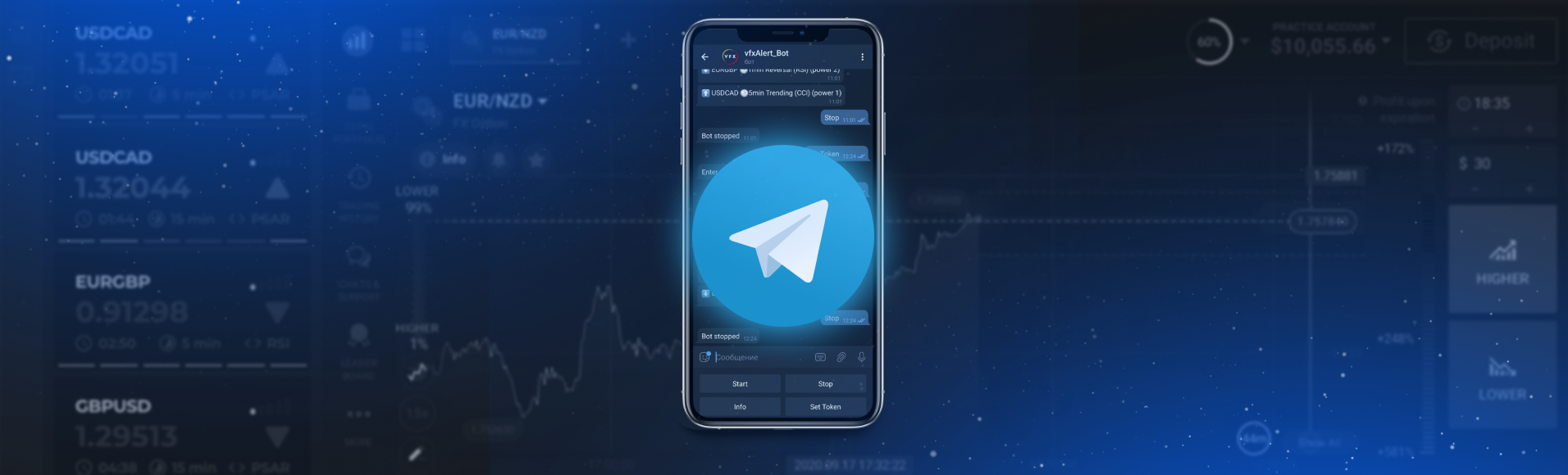 Bagaimana cara mengatur bot telegram vfxAlert?