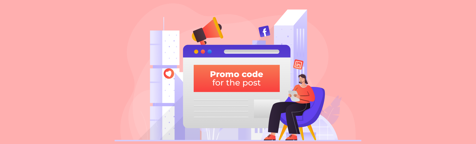 Termos do programa de marketing “Código promocional para o post”